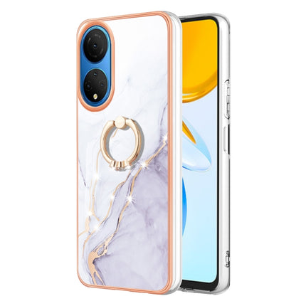 Electroplating Marble IMD TPU Phone Case with Ring Holder