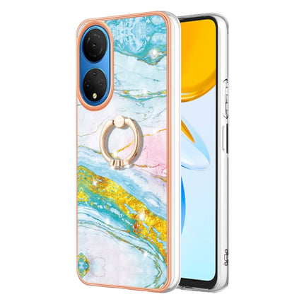Electroplating Marble IMD TPU Phone Case with Ring Holder