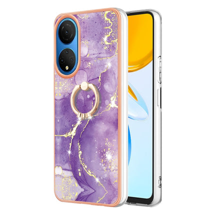 Electroplating Marble IMD TPU Phone Case with Ring Holder