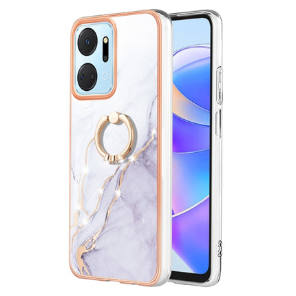Electroplating Marble IMD TPU Phone Case with Ring Holder