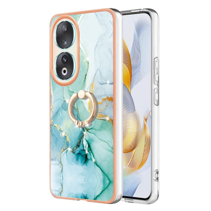 Electroplating Marble IMD TPU Phone Case with Ring Holder