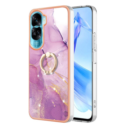 Electroplating Marble IMD TPU Phone Case with Ring Holder