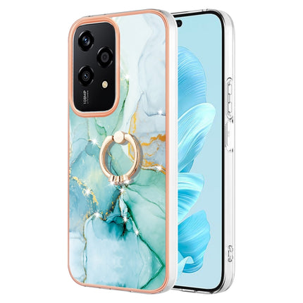 Electroplating Marble IMD TPU Phone Case with Ring Holder, For Honor X6b, For Honor 200 Lite Global, For Honor X7b 4G / 5G, For Honor X8b