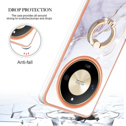 Electroplating Marble IMD TPU Phone Case with Ring Holder