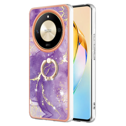Electroplating Marble IMD TPU Phone Case with Ring Holder