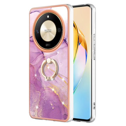 Electroplating Marble IMD TPU Phone Case with Ring Holder