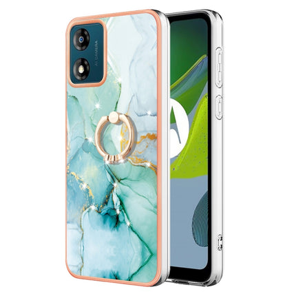 Electroplating Marble IMD TPU Phone Case with Ring Holder