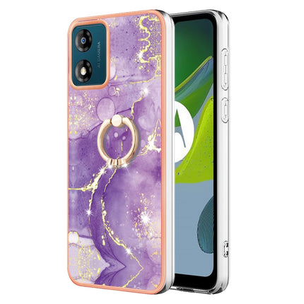 Electroplating Marble IMD TPU Phone Case with Ring Holder