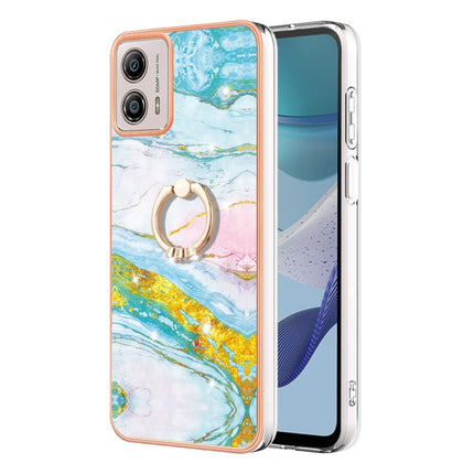 Electroplating Marble IMD TPU Phone Case with Ring Holder