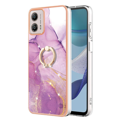 Electroplating Marble IMD TPU Phone Case with Ring Holder