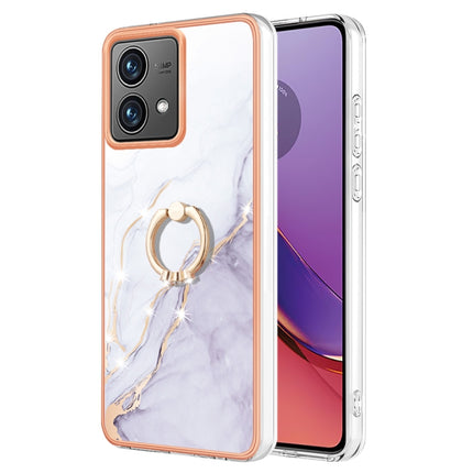 Electroplating Marble IMD TPU Phone Case with Ring Holder