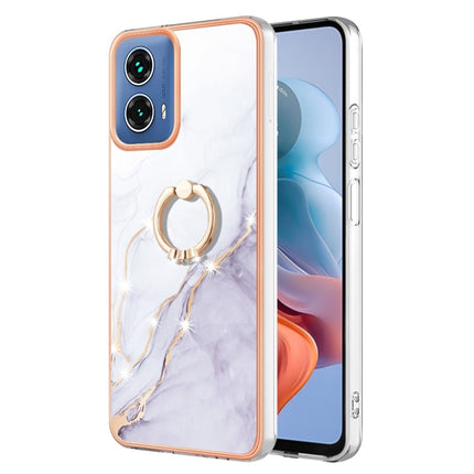Electroplating Marble IMD TPU Phone Case with Ring Holder