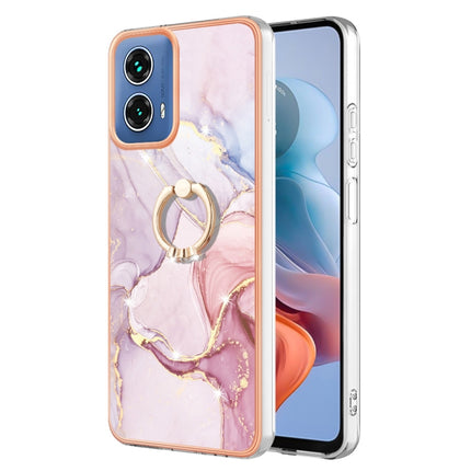 Electroplating Marble IMD TPU Phone Case with Ring Holder