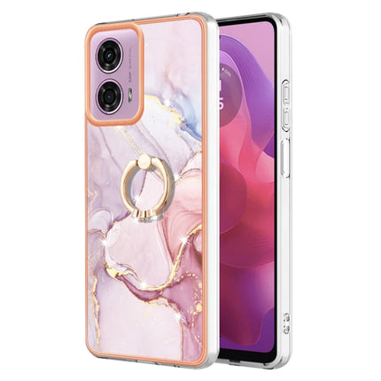 Electroplating Marble IMD TPU Phone Case with Ring Holder