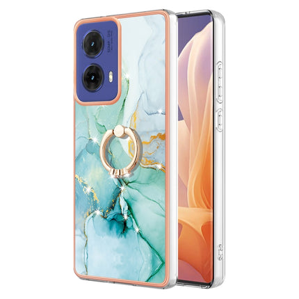 Electroplating Marble IMD TPU Phone Case with Ring Holder