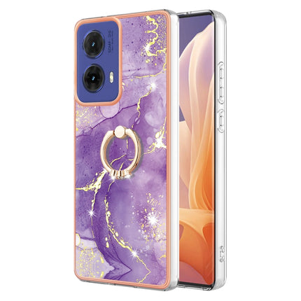 Electroplating Marble IMD TPU Phone Case with Ring Holder