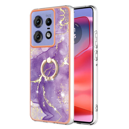 Electroplating Marble IMD TPU Phone Case with Ring Holder