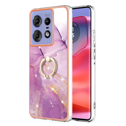 Electroplating Marble IMD TPU Phone Case with Ring Holder