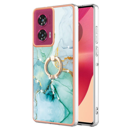 Electroplating Marble IMD TPU Phone Case with Ring Holder