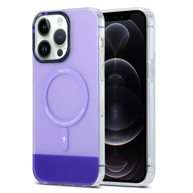 PC + TPU IMD MagSafe Magnetic Phone Case, For iPhone 12 Pro, For iPhone 11 Pro Max, For iPhone 14, For iPhone 12, For iPhone 11, For iPhone 14 Pro