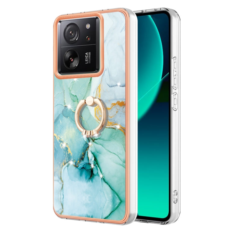 Electroplating Marble IMD TPU Phone Case with Ring Holder