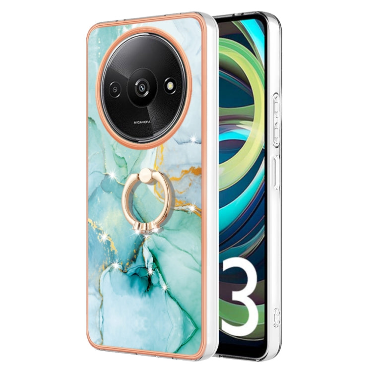 Electroplating Marble IMD TPU Phone Case with Ring Holder