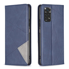 Rhombus Texture Magnetic Leather Phone Case, For Xiaomi 13T / 13T Pro / Redmi K60 Ultra, For Xiaomi Redmi K70 / K70 Pro, For Xiaomi Redmi 12 4G, For Xiaomi Poco F5 5G / Redmi Note 12 Turbo, For Xiaomi Redmi Note 12S 4G / Note 11