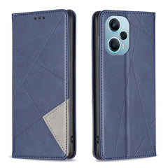 Rhombus Texture Magnetic Leather Phone Case, For Xiaomi 13T / 13T Pro / Redmi K60 Ultra, For Xiaomi Redmi K70 / K70 Pro, For Xiaomi Redmi 12 4G, For Xiaomi Poco F5 5G / Redmi Note 12 Turbo, For Xiaomi Redmi Note 12S 4G / Note 11