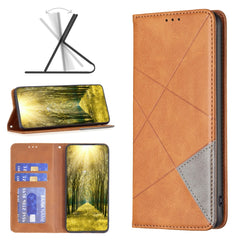 Rhombus Texture Magnetic Leather Phone Case, For Xiaomi 13T / 13T Pro / Redmi K60 Ultra, For Xiaomi Redmi K70 / K70 Pro, For Xiaomi Redmi 12 4G, For Xiaomi Poco F5 5G / Redmi Note 12 Turbo, For Xiaomi Redmi Note 12S 4G / Note 11