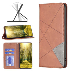 Rhombus Texture Magnetic Leather Phone Case, For Xiaomi 13T / 13T Pro / Redmi K60 Ultra, For Xiaomi Redmi K70 / K70 Pro, For Xiaomi Redmi 12 4G, For Xiaomi Poco F5 5G / Redmi Note 12 Turbo, For Xiaomi Redmi Note 12S 4G / Note 11