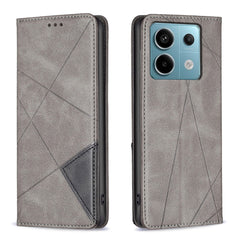 Rhombus Texture Magnetic Leather Phone Case, For Xiaomi Redmi K70E, For Xiaomi Redmi Note 13, For Xiaomi Redmi 13C, For Xiaomi Redmi Note 13 Pro+ 5G, For Xiaomi Redmi Note 13 Pro 5G