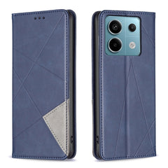 Rhombus Texture Magnetic Leather Phone Case, For Xiaomi Redmi K70E, For Xiaomi Redmi Note 13, For Xiaomi Redmi 13C, For Xiaomi Redmi Note 13 Pro+ 5G, For Xiaomi Redmi Note 13 Pro 5G