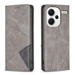 Rhombus Texture Magnetic Leather Phone Case, For Xiaomi Redmi K70E, For Xiaomi Redmi Note 13, For Xiaomi Redmi 13C, For Xiaomi Redmi Note 13 Pro+ 5G, For Xiaomi Redmi Note 13 Pro 5G