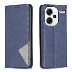 Rhombus Texture Magnetic Leather Phone Case, For Xiaomi Redmi K70E, For Xiaomi Redmi Note 13, For Xiaomi Redmi 13C, For Xiaomi Redmi Note 13 Pro+ 5G, For Xiaomi Redmi Note 13 Pro 5G