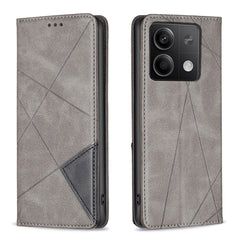 Rhombus Texture Magnetic Leather Phone Case, For Xiaomi Redmi K70E, For Xiaomi Redmi Note 13, For Xiaomi Redmi 13C, For Xiaomi Redmi Note 13 Pro+ 5G, For Xiaomi Redmi Note 13 Pro 5G