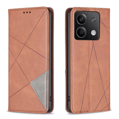 Rhombus Texture Magnetic Leather Phone Case, For Xiaomi Redmi K70E, For Xiaomi Redmi Note 13, For Xiaomi Redmi 13C, For Xiaomi Redmi Note 13 Pro+ 5G, For Xiaomi Redmi Note 13 Pro 5G