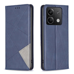 Rhombus Texture Magnetic Leather Phone Case, For Xiaomi Redmi K70E, For Xiaomi Redmi Note 13, For Xiaomi Redmi 13C, For Xiaomi Redmi Note 13 Pro+ 5G, For Xiaomi Redmi Note 13 Pro 5G