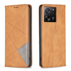 Rhombus Texture Magnetic Leather Phone Case, For Xiaomi 13T / 13T Pro / Redmi K60 Ultra, For Xiaomi Redmi K70 / K70 Pro, For Xiaomi Redmi 12 4G, For Xiaomi Poco F5 5G / Redmi Note 12 Turbo, For Xiaomi Redmi Note 12S 4G / Note 11