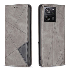 Rhombus Texture Magnetic Leather Phone Case, For Xiaomi 13T / 13T Pro / Redmi K60 Ultra, For Xiaomi Redmi K70 / K70 Pro, For Xiaomi Redmi 12 4G, For Xiaomi Poco F5 5G / Redmi Note 12 Turbo, For Xiaomi Redmi Note 12S 4G / Note 11