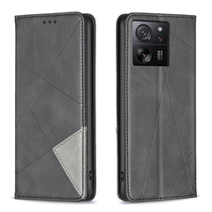 Rhombus Texture Magnetic Leather Phone Case, For Xiaomi 13T / 13T Pro / Redmi K60 Ultra, For Xiaomi Redmi K70 / K70 Pro, For Xiaomi Redmi 12 4G, For Xiaomi Poco F5 5G / Redmi Note 12 Turbo, For Xiaomi Redmi Note 12S 4G / Note 11