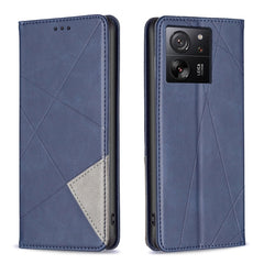 Rhombus Texture Magnetic Leather Phone Case, For Xiaomi 13T / 13T Pro / Redmi K60 Ultra, For Xiaomi Redmi K70 / K70 Pro, For Xiaomi Redmi 12 4G, For Xiaomi Poco F5 5G / Redmi Note 12 Turbo, For Xiaomi Redmi Note 12S 4G / Note 11