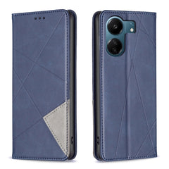 Rhombus Texture Magnetic Leather Phone Case, For Xiaomi Redmi K70E, For Xiaomi Redmi Note 13, For Xiaomi Redmi 13C, For Xiaomi Redmi Note 13 Pro+ 5G, For Xiaomi Redmi Note 13 Pro 5G