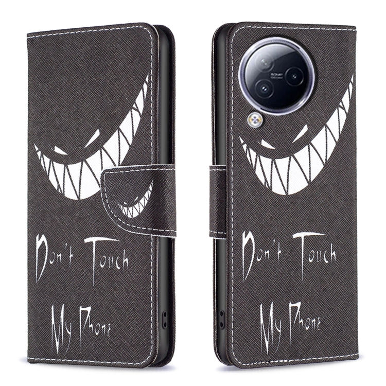 Colored Drawing Pattern Leather Phone Case