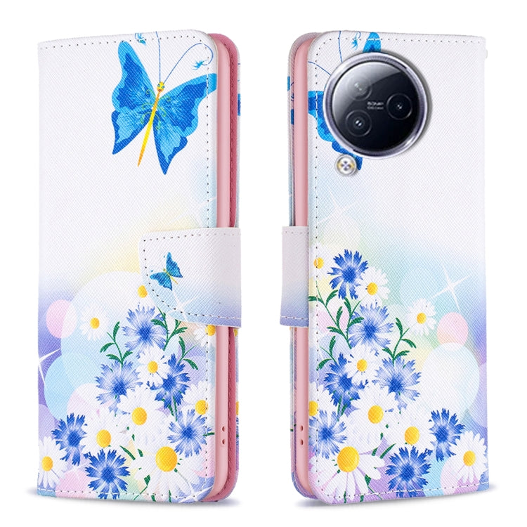Colored Drawing Pattern Leather Phone Case