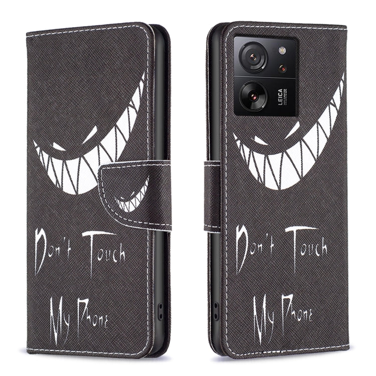 Colored Drawing Pattern Leather Phone Case