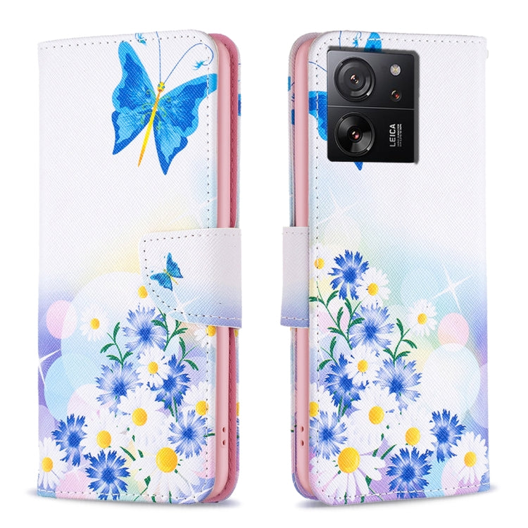 Colored Drawing Pattern Leather Phone Case