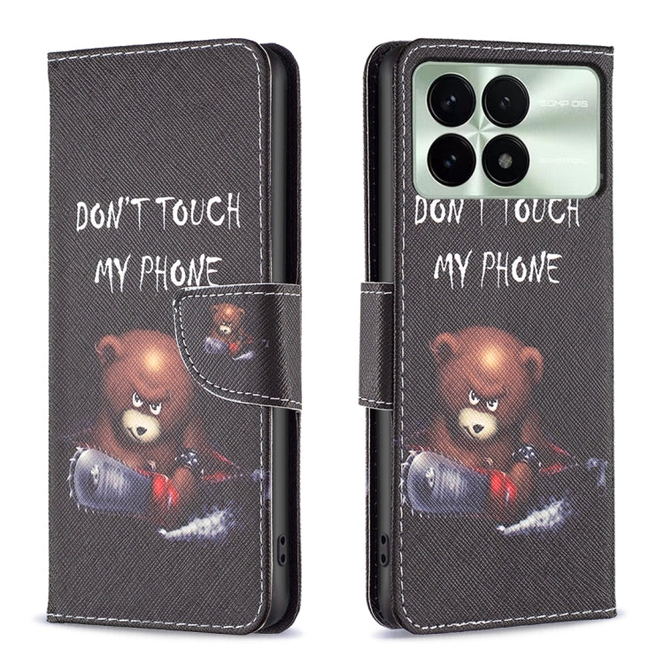 Colored Drawing Pattern Leather Phone Case, For Xiaomi Redmi K70 / K70 Pro