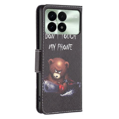 Colored Drawing Pattern Leather Phone Case, For Xiaomi Redmi K70 / K70 Pro