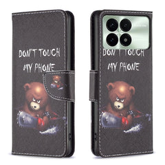 Colored Drawing Pattern Leather Phone Case, For Xiaomi Redmi K70 / K70 Pro