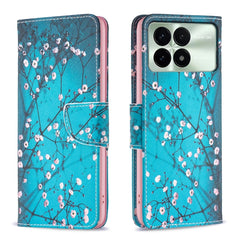 Colored Drawing Pattern Leather Phone Case, For Xiaomi Redmi K70 / K70 Pro